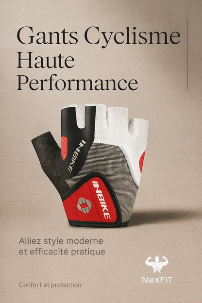 CycloFlex™ - Gants Cyclisme GEL Pad Antichoc