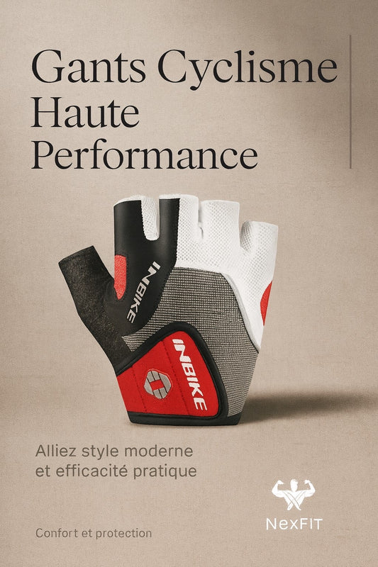 CycloFlex™ - Gants Cyclisme GEL Pad Antichoc