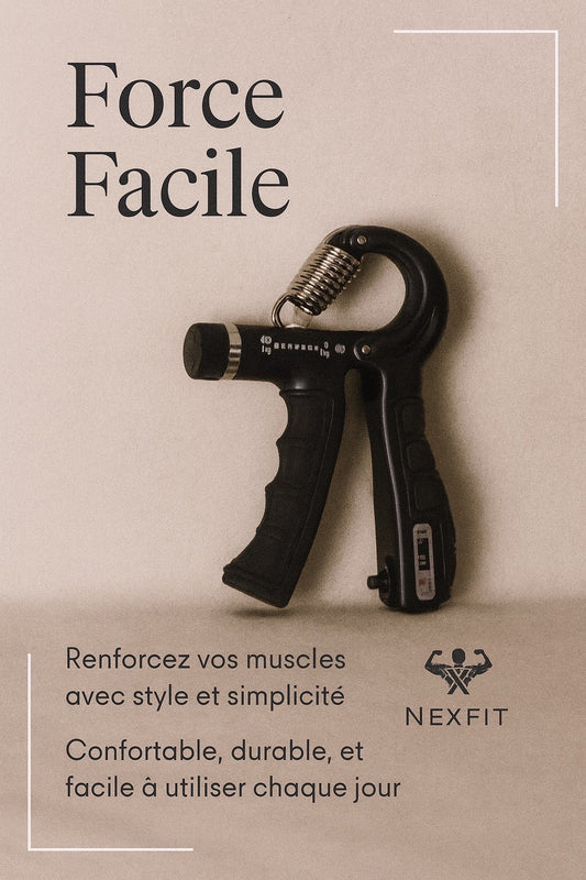 PowerGrip™ - Pince Réglable de Renforcement Musculaire