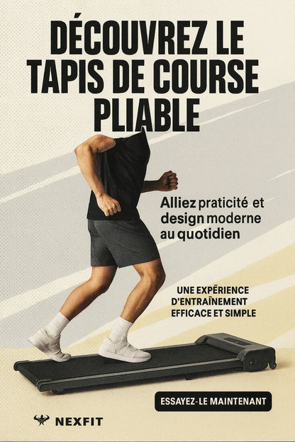 MoveZen™ - Tapis Roulant Électrique Pliable Intelligent