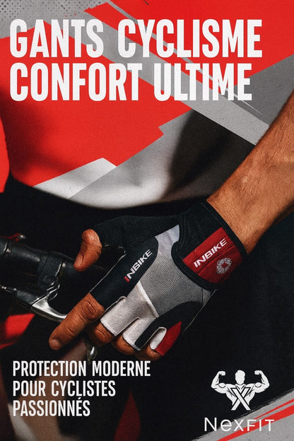 CycloFlex™ - Gants Cyclisme GEL Pad Antichoc